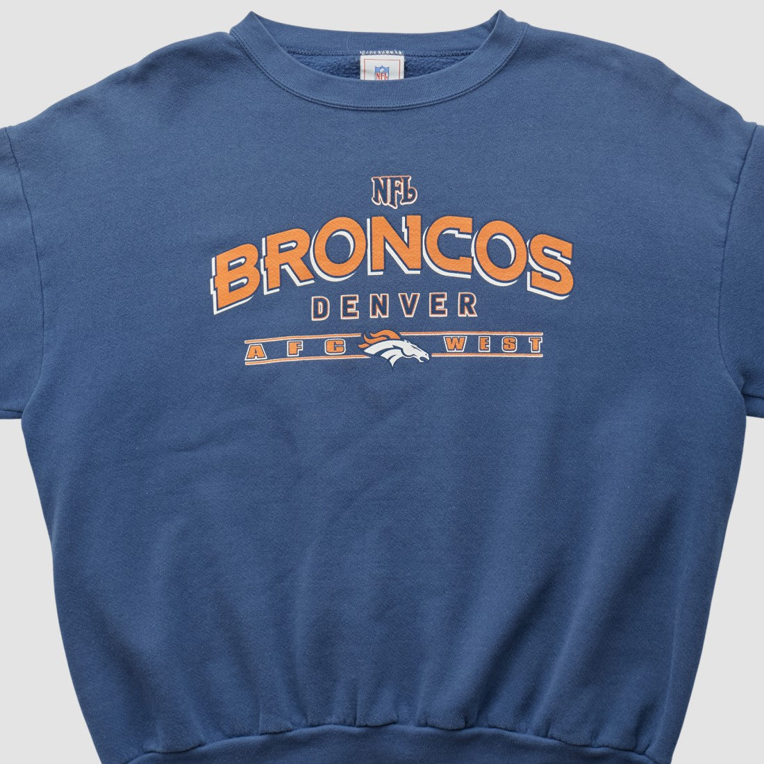 Denver Broncos NFL 2000s Pullover Sweatshirt - Navy Vintage outlet