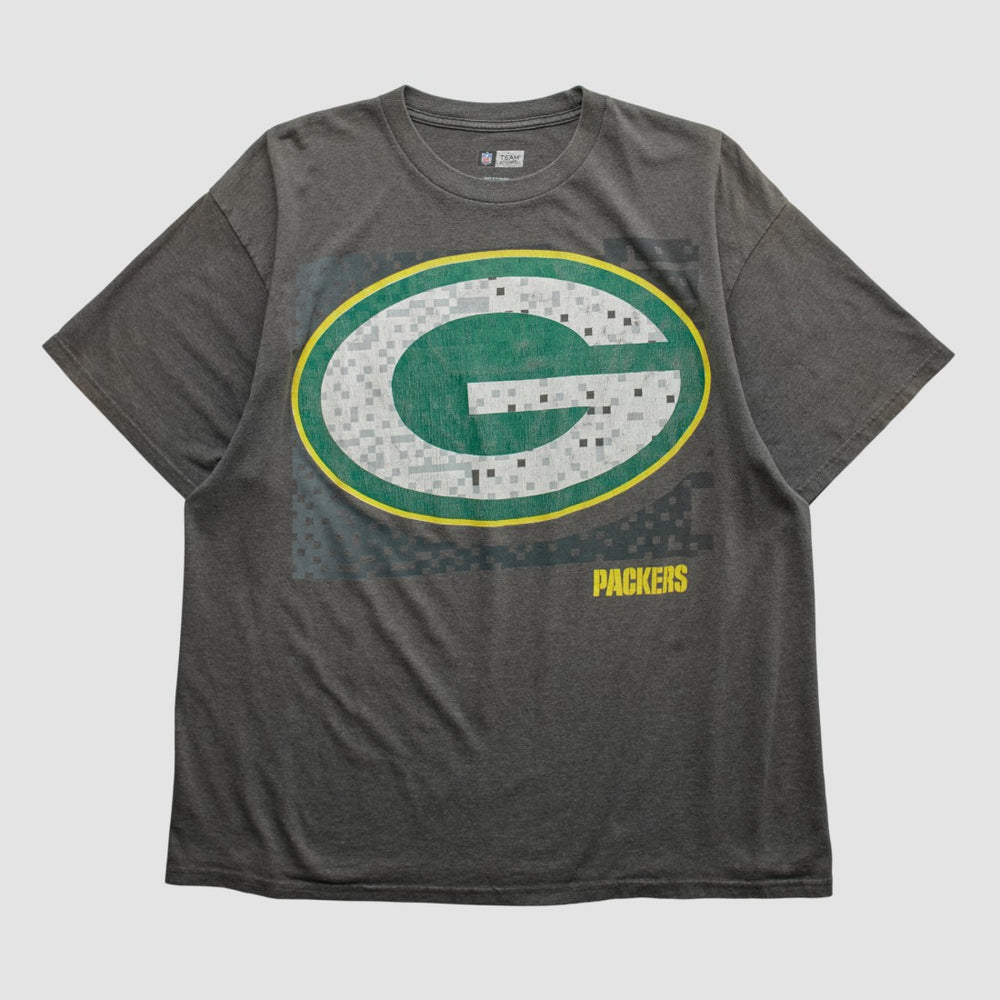 Green Bay Packers NFL 2010s T-shirt - Dark Heather Gray Vintage for sale