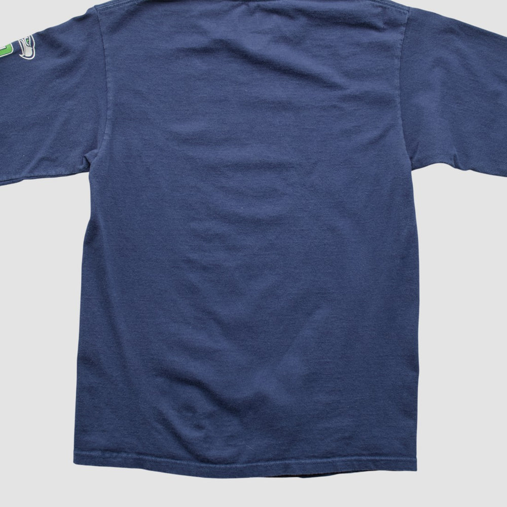 Seattle Seahawks NFL 2010s Long Sleeve T-shirt - Navy Vintage sale