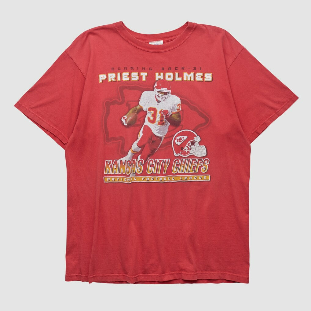Priest Holmes NFL 2000s T-shirt - Red Vintage on sale