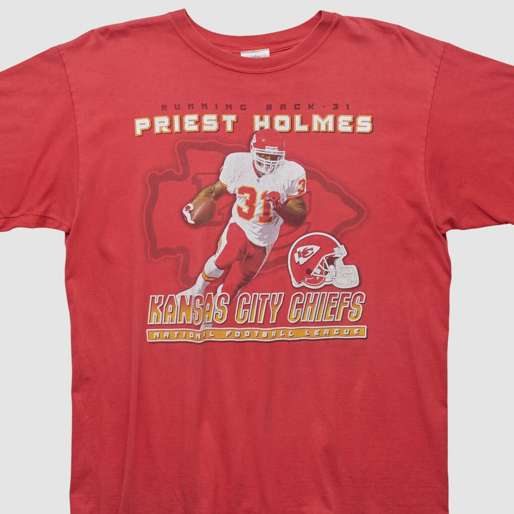 Priest Holmes NFL 2000s T-shirt - Red Vintage on sale