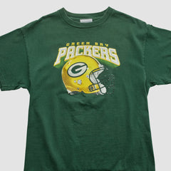 Green Bay Packers Reebok 2000s T-shirt - Green Vintage discount
