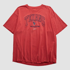 Houston Texans Reebok 2000s T-shirt - Red Vintage online