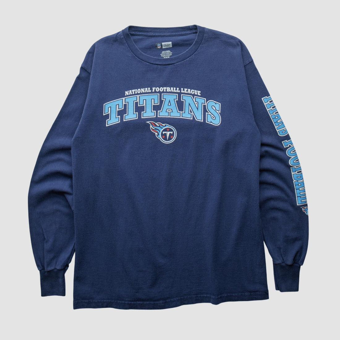 Tennessee Titans NFL 2000s Long Sleeve T-shirt - Navy Vintage sale