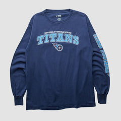 Tennessee Titans NFL 2000s Long Sleeve T-shirt - Navy Vintage sale