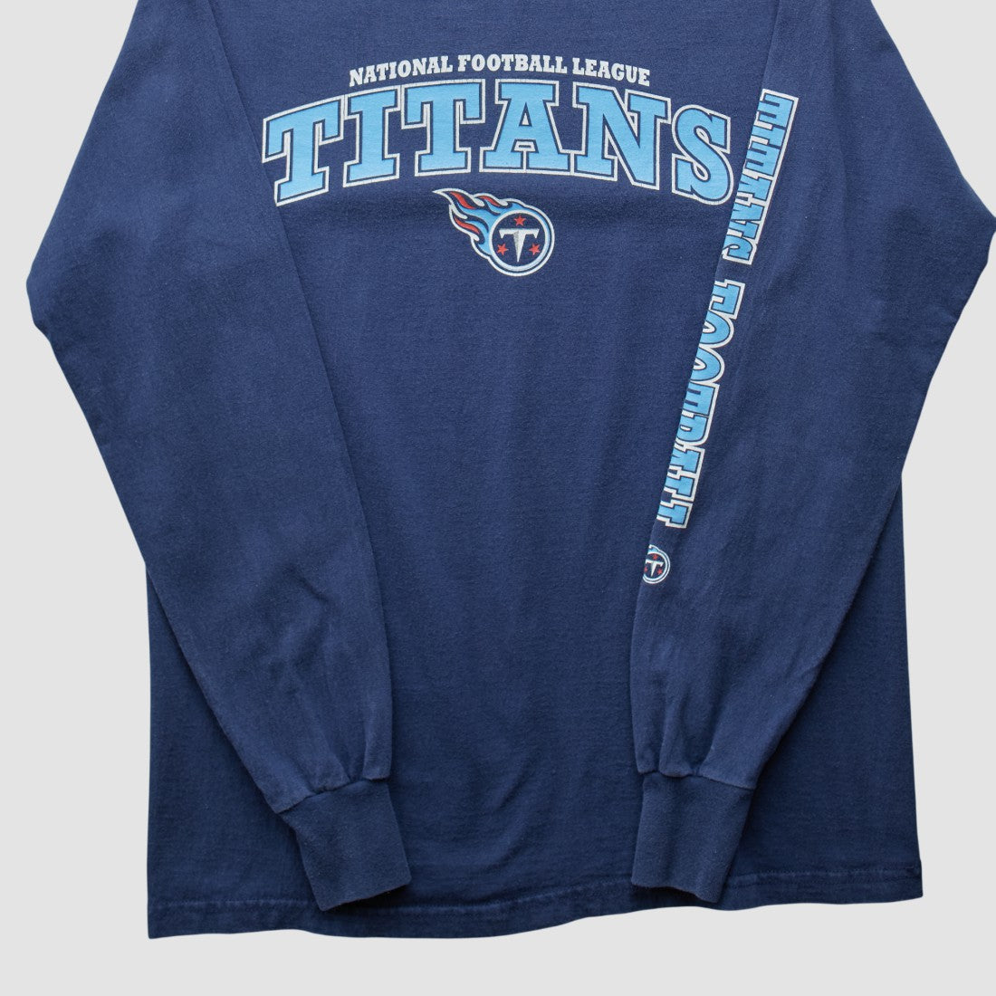 Tennessee Titans NFL 2000s Long Sleeve T-shirt - Navy Vintage sale
