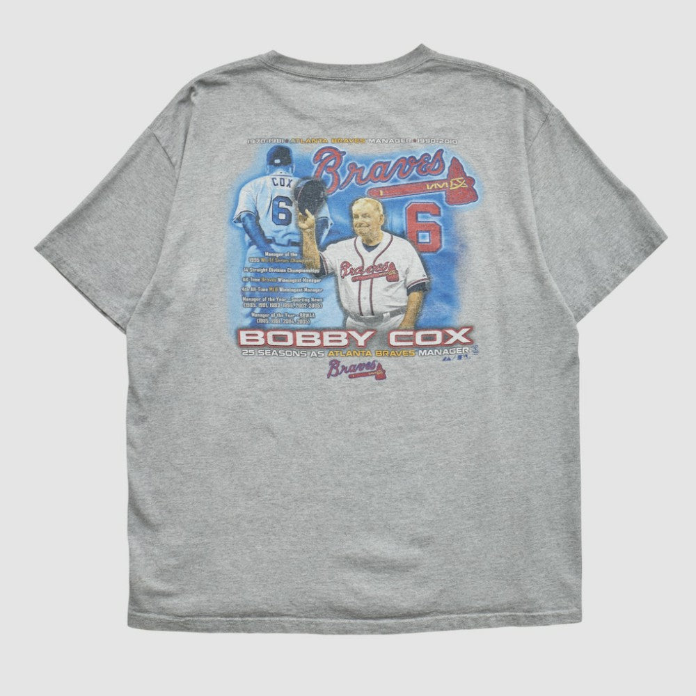 Atlanta Braves Majestic 2010 T-shirt Heather Gray Vintage