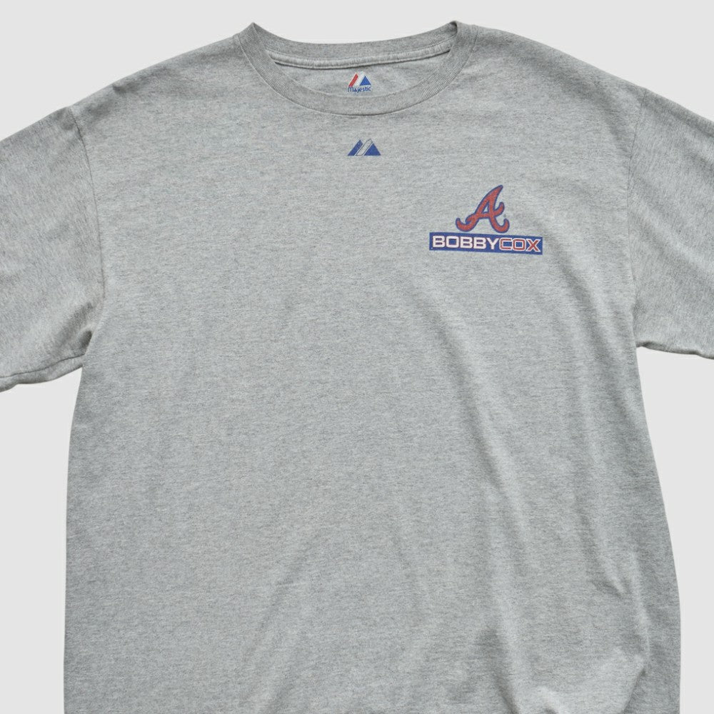 Atlanta Braves Majestic 2010 T-shirt Heather Gray Vintage