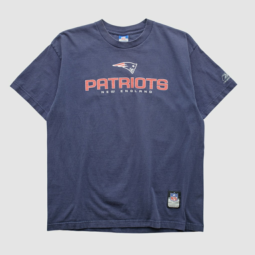 New England Patriots Reebok 2000s T-shirt - Navy Vintage cheap