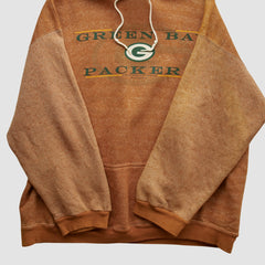 Green Bay Packers Galt Sand 90s Hooded Pullover Sweatshirt - Clay Vintage cheap