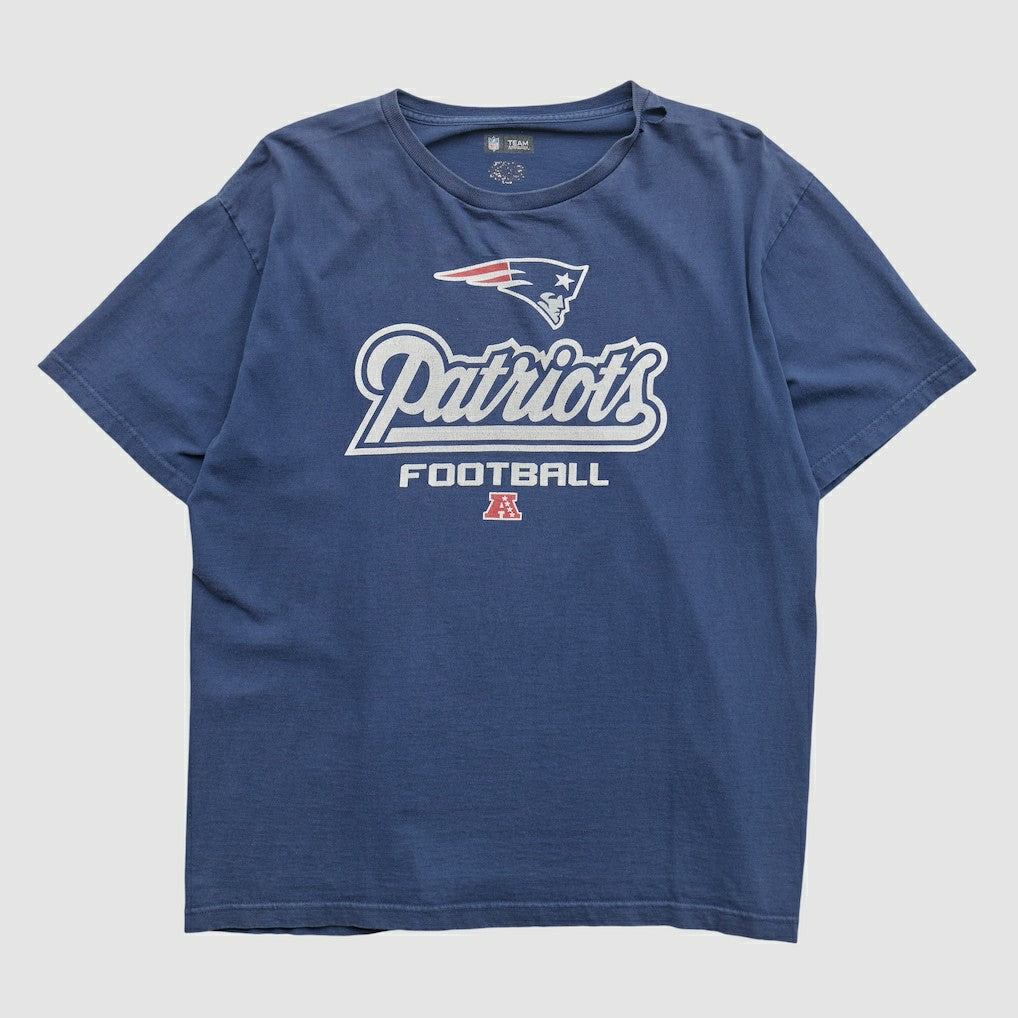 New England Patriots NFL 2010s T-shirt - Navy Vintage on sale