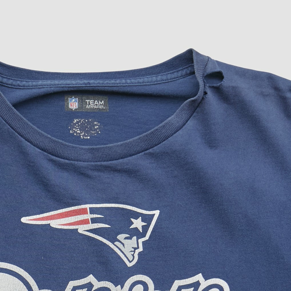 New England Patriots NFL 2010s T-shirt - Navy Vintage on sale