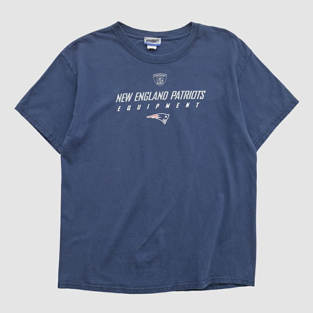 New England Patriots Reebok 2000s T-shirt - Navy Vintage on sale