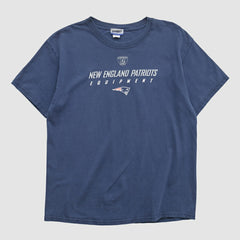 New England Patriots Reebok 2000s T-shirt - Navy Vintage on sale