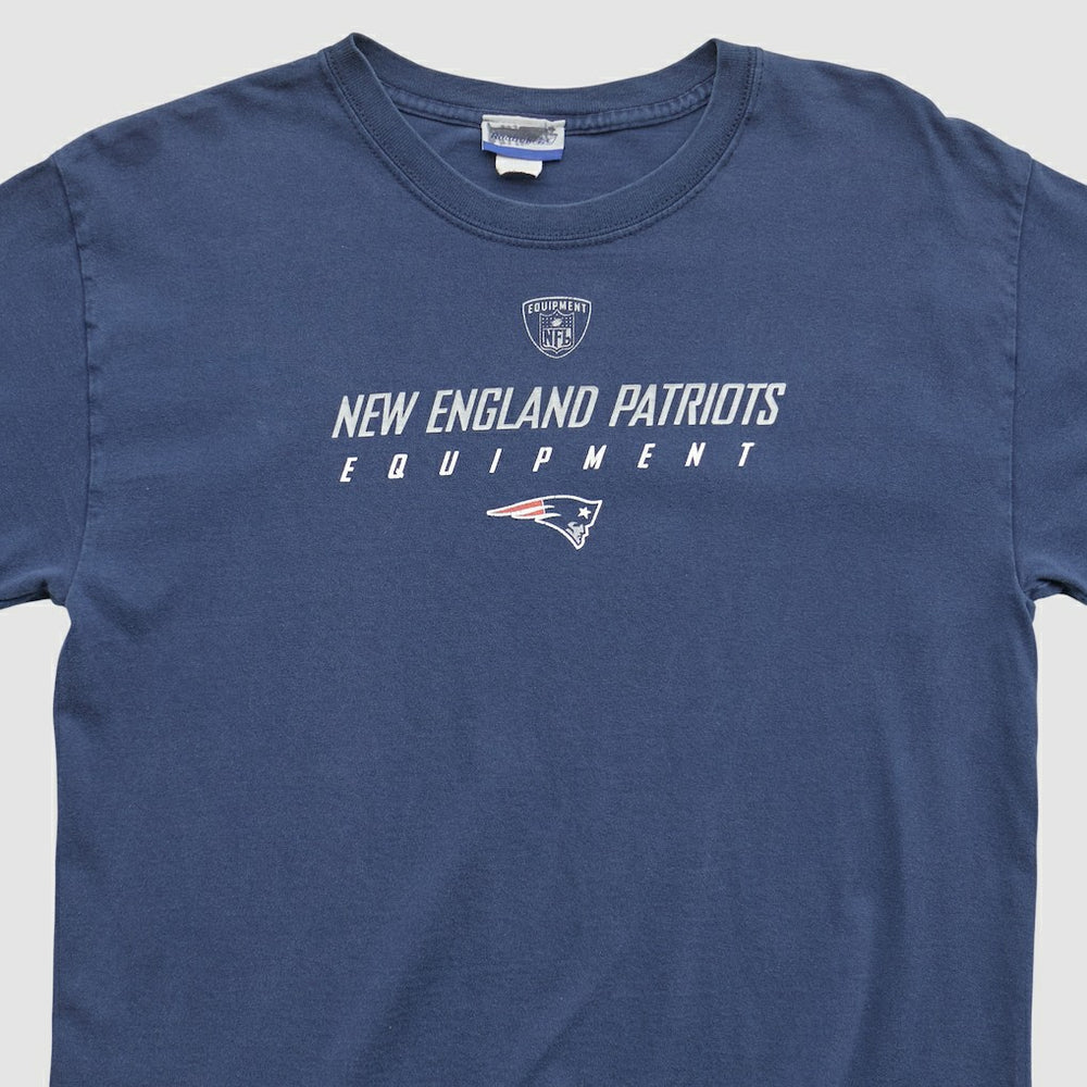 New England Patriots Reebok 2000s T-shirt - Navy Vintage on sale