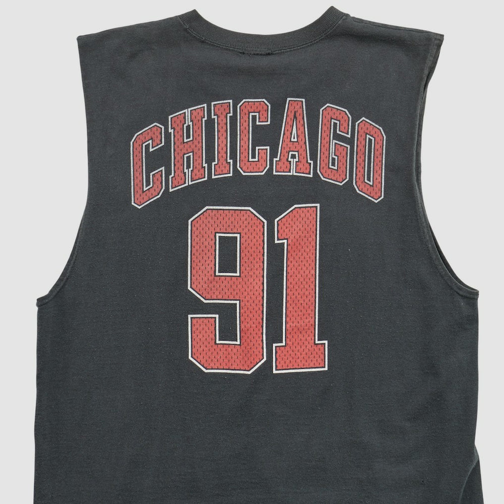 Chicago Bulls 90s Tank sale - Black Vintage online