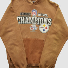 Super Bowl XL Reebok 2006 Hooded Pullover Sweatshirt - Clay Vintage cheap