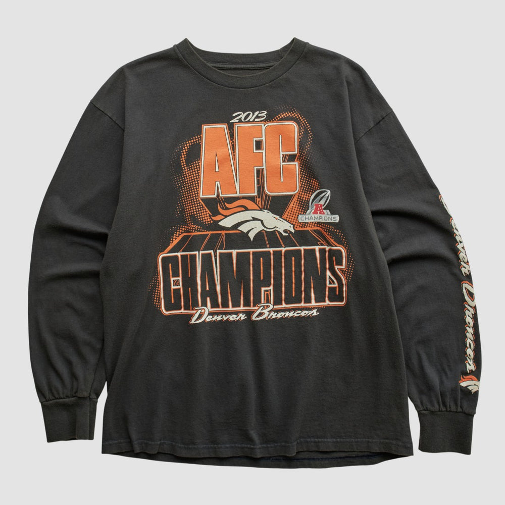 Denver Broncos NFL 2013 Long Sleeve T-shirt - Black Vintage online