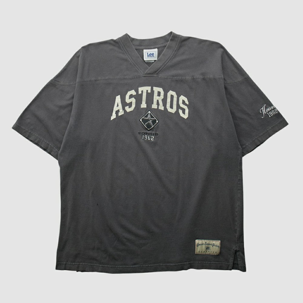 Houston Astros Lee Sport 2000s T-shirt Charcoal Vintage