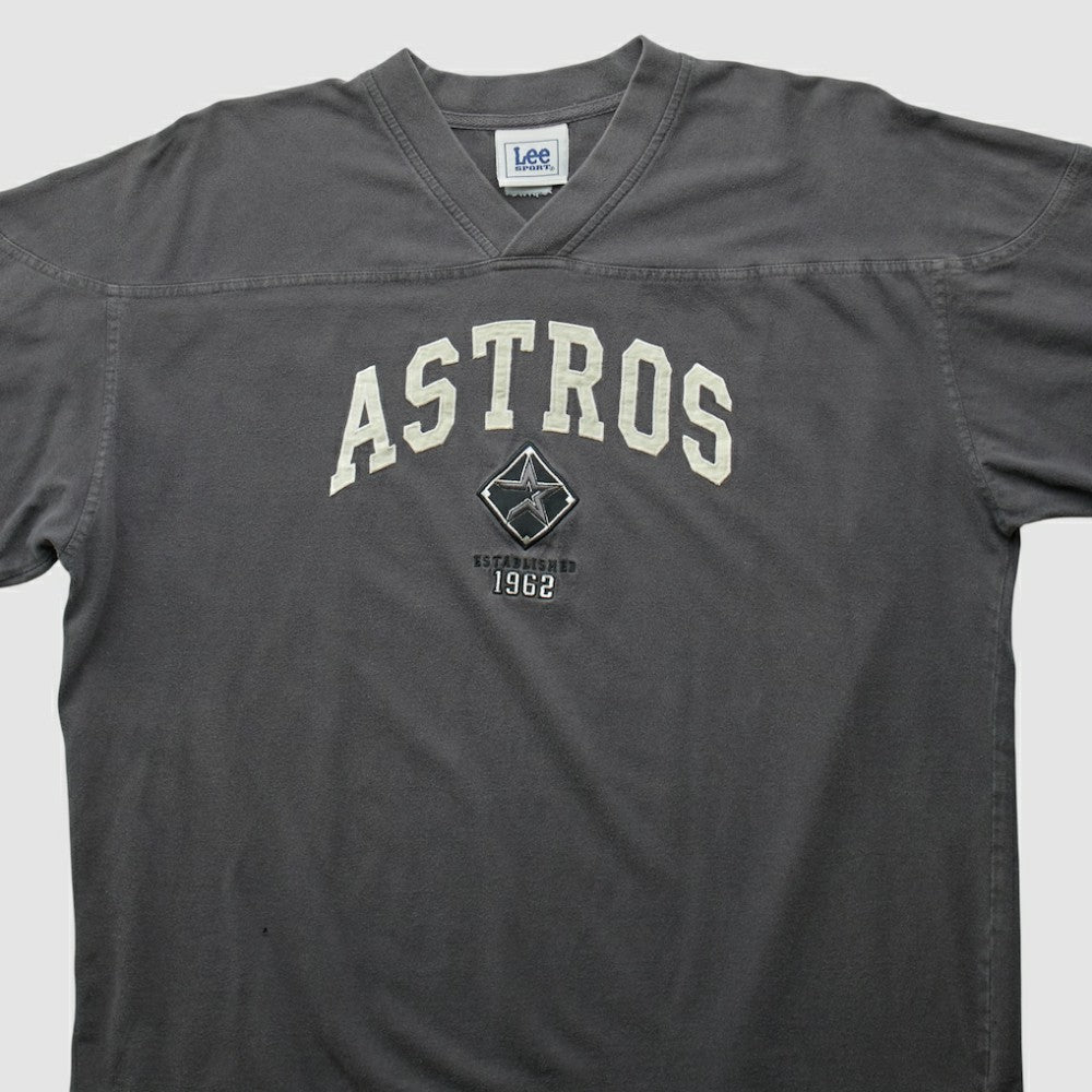Houston Astros Lee Sport 2000s T-shirt Charcoal Vintage
