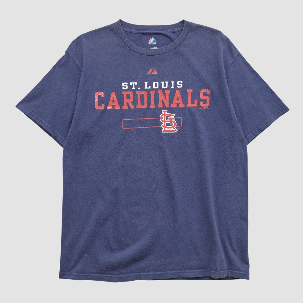 St. Louis Cardinals Majestic 2010 T-shirt Navy Vintage