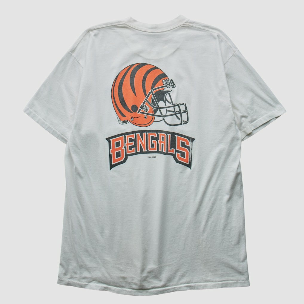 Cincinnati Bengals All Sport 90s T-shirt - White Vintage for sale