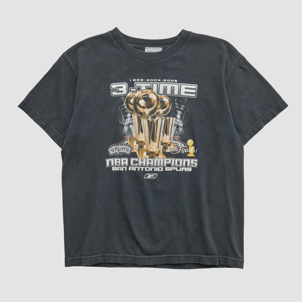 San Antonio Spurs Reebok 2005 T-shirt - Black Vintage outlet