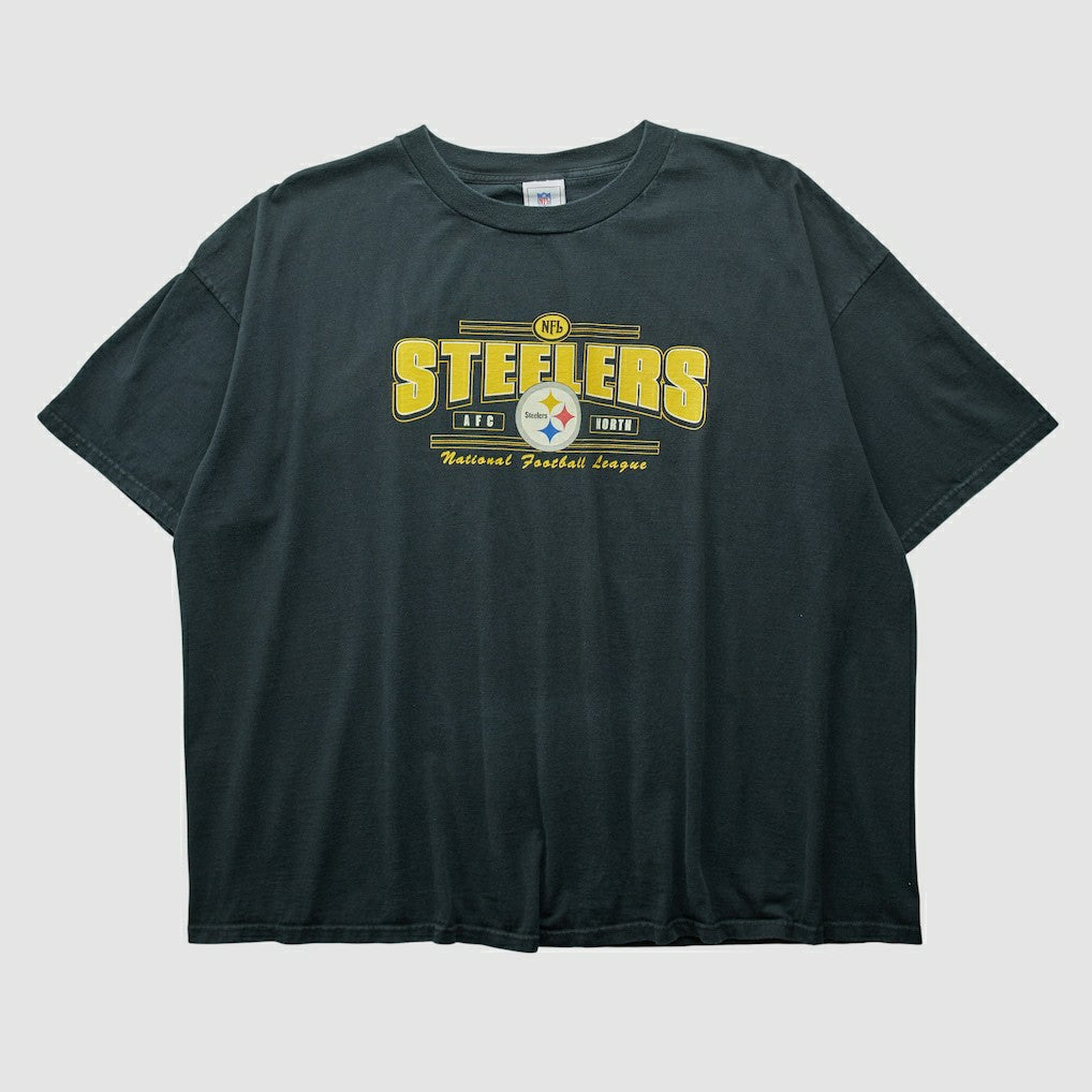 Pittsburgh Steelers NFL 2000s T-shirt - Black Vintage discount