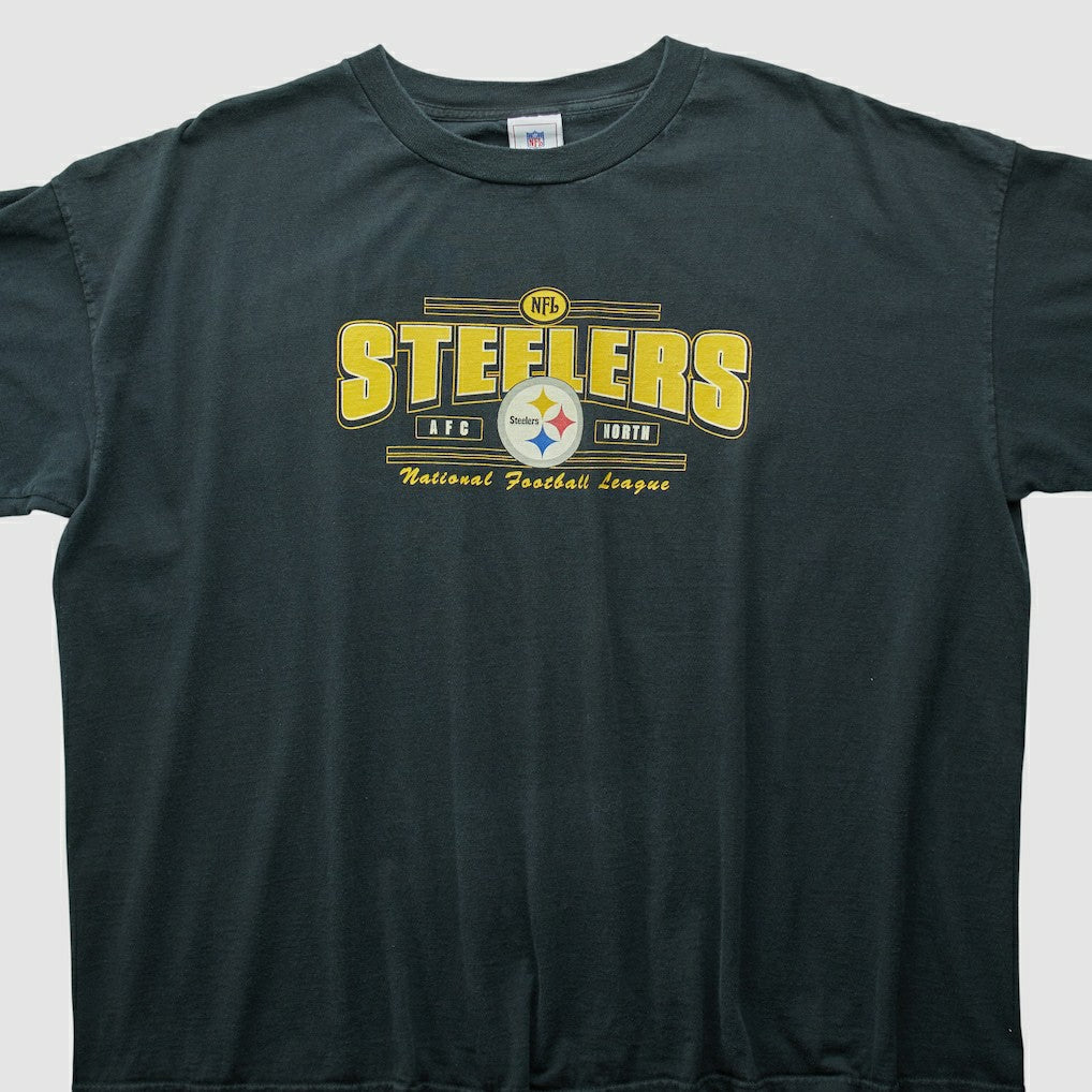 Pittsburgh Steelers NFL 2000s T-shirt - Black Vintage discount