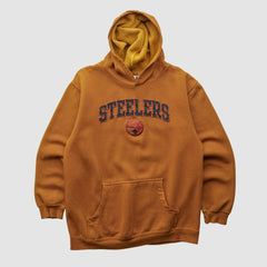 Pittsburgh Steelers NFL 2000s Hooded Pullover Sweatshirt - Clay Vintage for sale