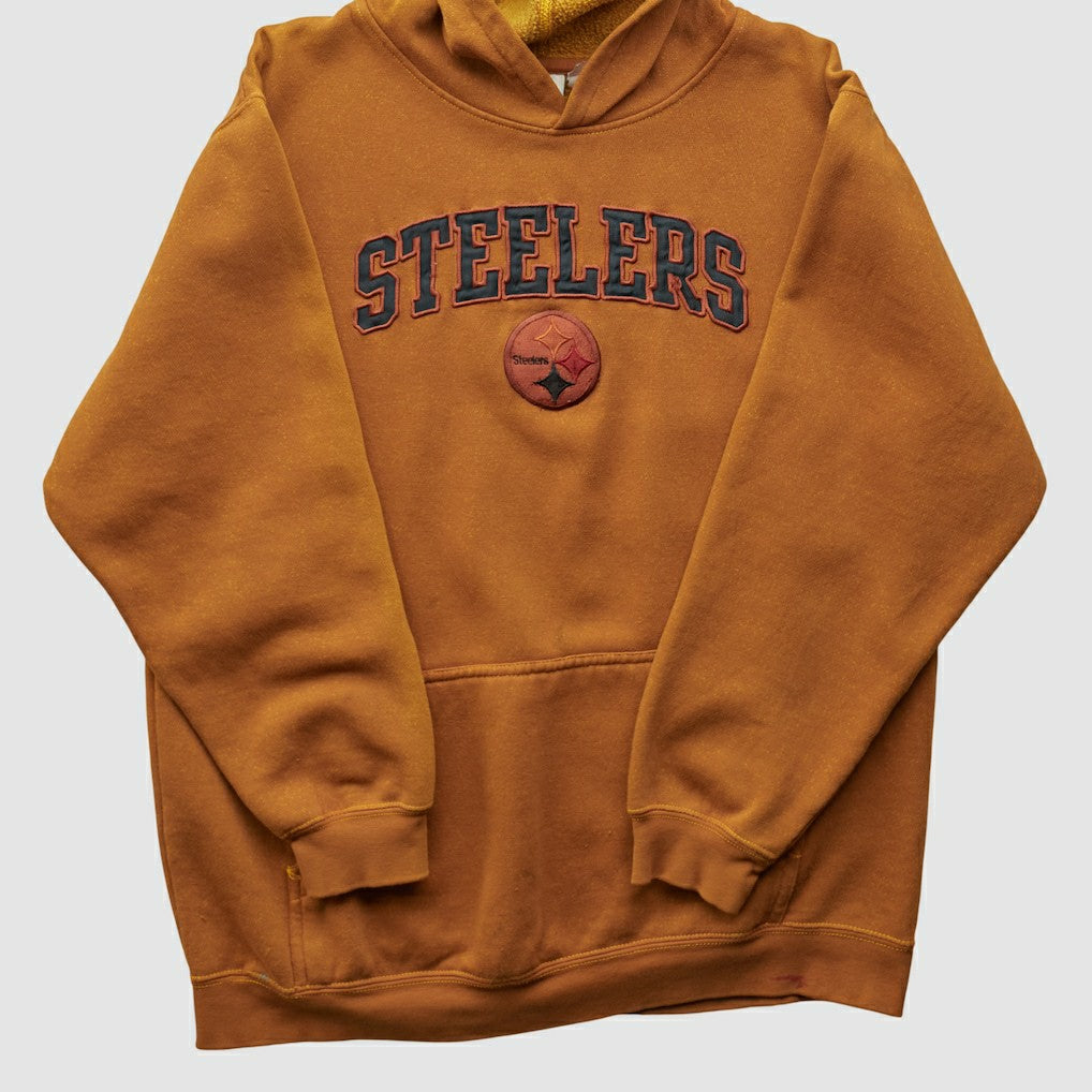 Pittsburgh Steelers NFL 2000s Hooded Pullover Sweatshirt - Clay Vintage for sale