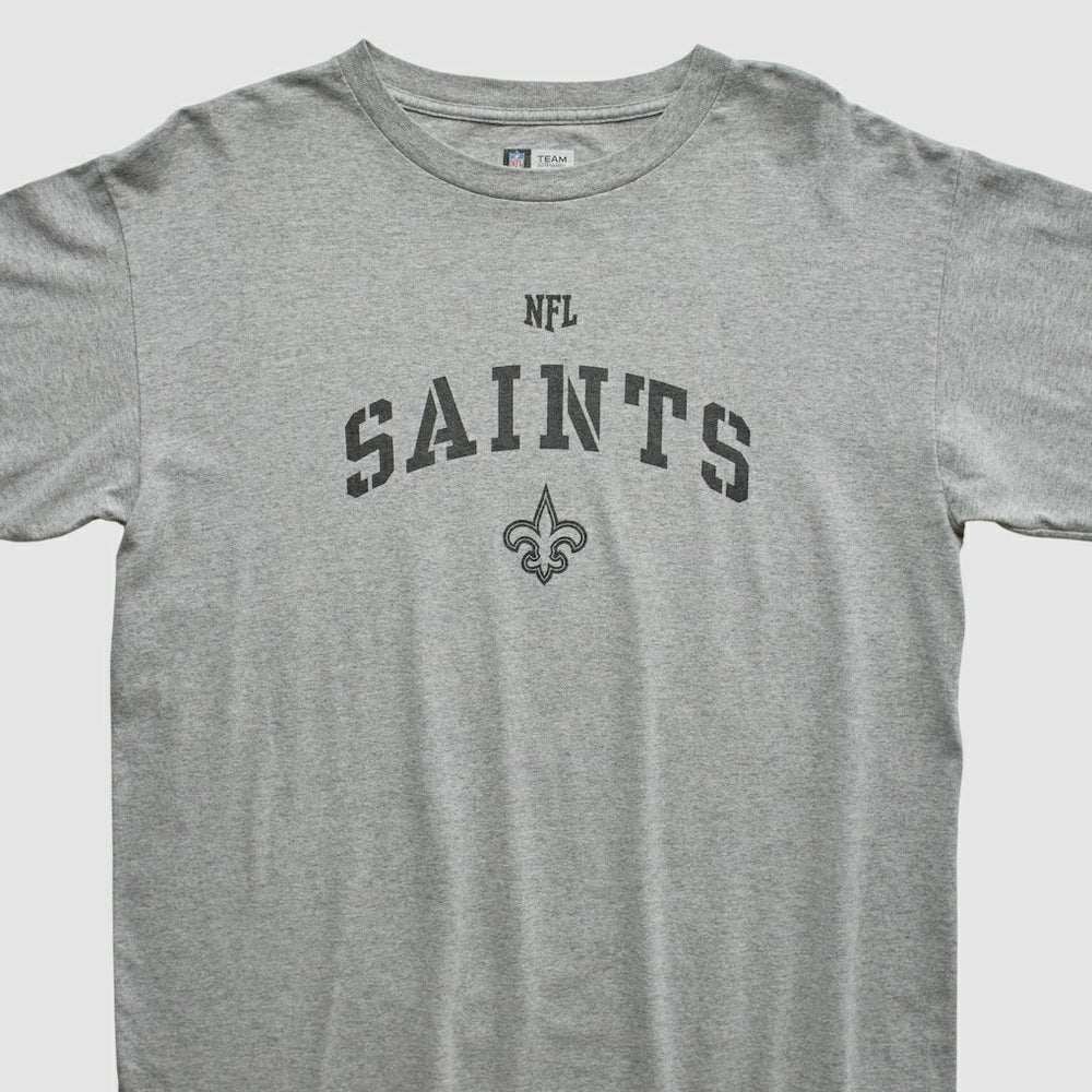New Orleans Saints NFL Long Sleeve T-shirt - Heather Gray Vintage outlet