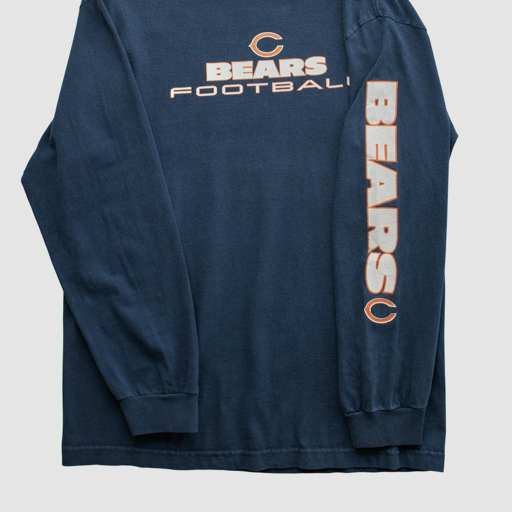 Chicago Bears NFL 2010s Long Sleeve T-shirt - Navy Vintage online