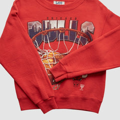 Chicago Bulls Lee Apparel 90s Pullover Sweatshirt - Red Vintage discount