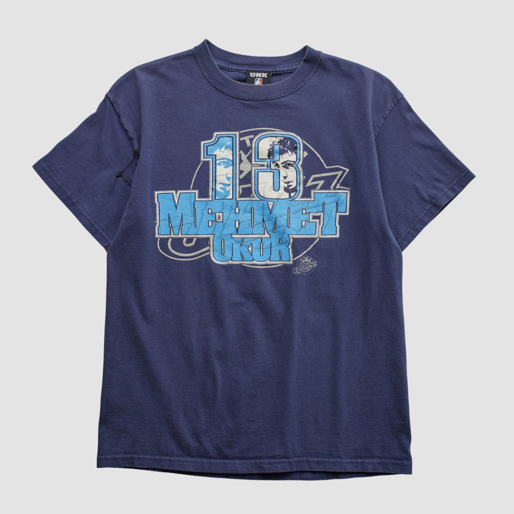 Mehmet Okur UNK 2000s T-shirt - Navy Vintage discount