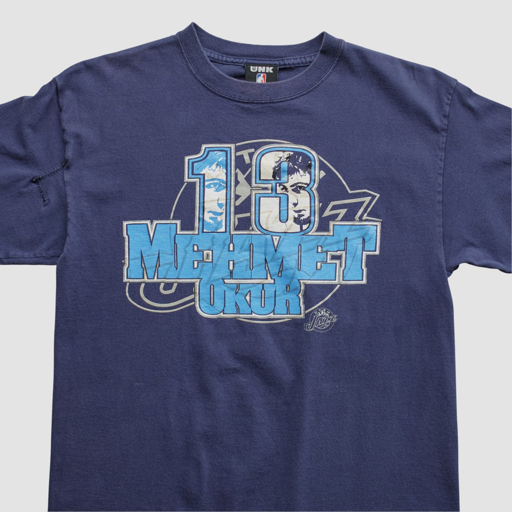 Mehmet Okur UNK 2000s T-shirt - Navy Vintage discount