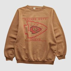 Kansas City Chiefs Pullover Sweatshirt - Clay Vintage cheap
