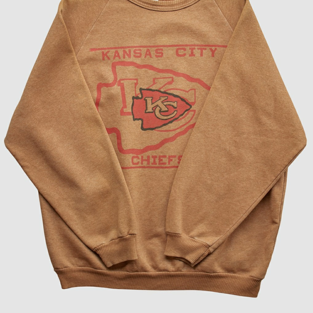Kansas City Chiefs Pullover Sweatshirt - Clay Vintage cheap