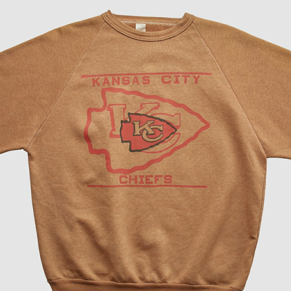 Kansas City Chiefs Pullover Sweatshirt - Clay Vintage cheap