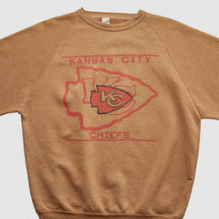 Kansas City Chiefs Pullover Sweatshirt - Clay Vintage cheap