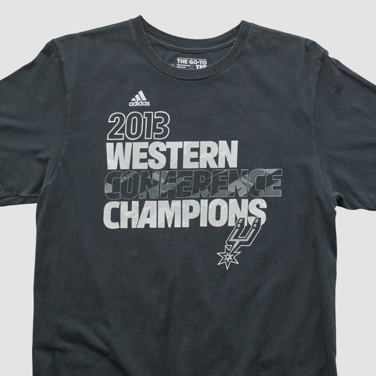San Antonio Spurs 2013 T-shirt - Black Vintage sale
