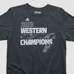 San Antonio Spurs 2013 T-shirt - Black Vintage sale