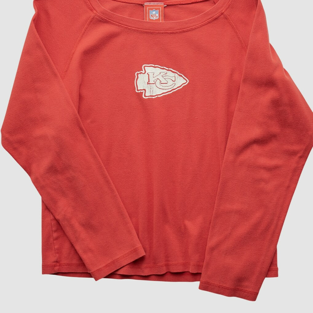 Kansas City Chiefs NFL 2000s Long Sleeve T-shirt - Red Vintage outlet