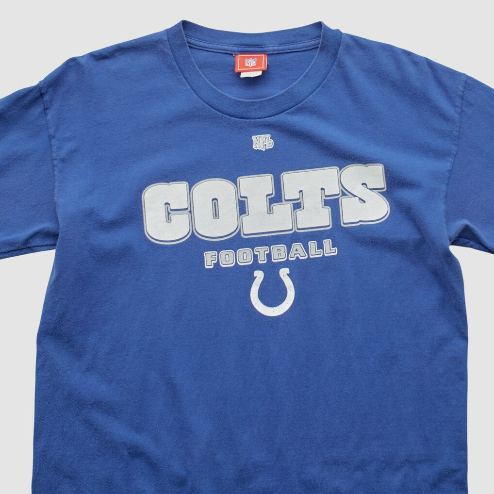 Indianapolis Colts NFL 2000s Long Sleeve T-shirt - Blue Vintage on sale