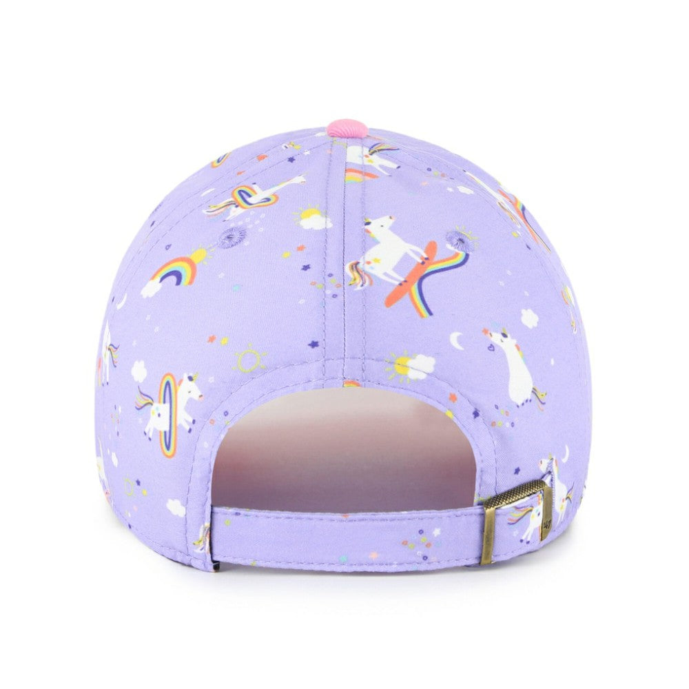 Athletics Girls Youth Unicorn Clean Up Adjustable Hat Lavender