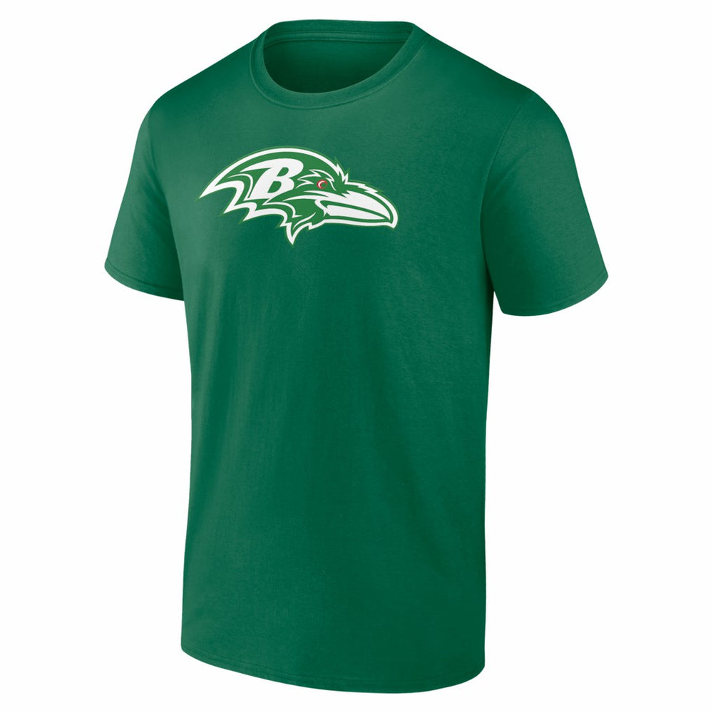Lamar Jackson Baltimore Ravens St. Patrick's Day Icon Name & Number T-Shirt - Green for sale