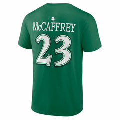 Christian McCaffrey San Francisco 49ers St. Patrick's Day Icon Name & Number T-Shirt - Green outlet