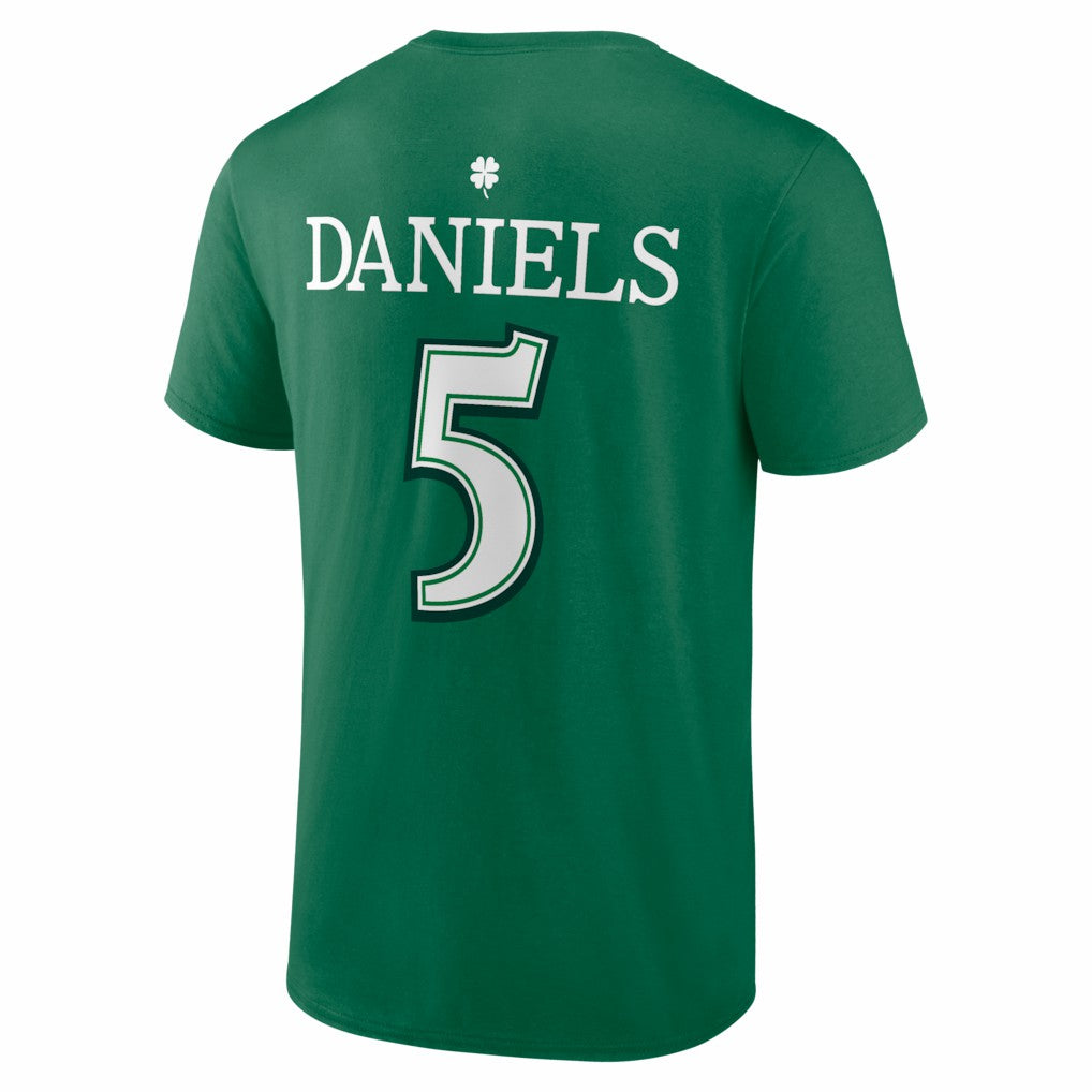 Jayden Daniels Washington Commanders St. Patrick's Day Icon Name & Number T-Shirt - Green outlet