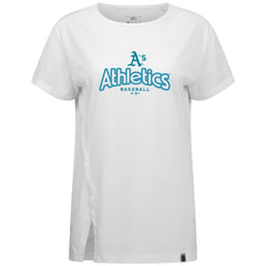 Athletics Levelwear Women's Blue Haven Influx Cornerstone T-Shirt White