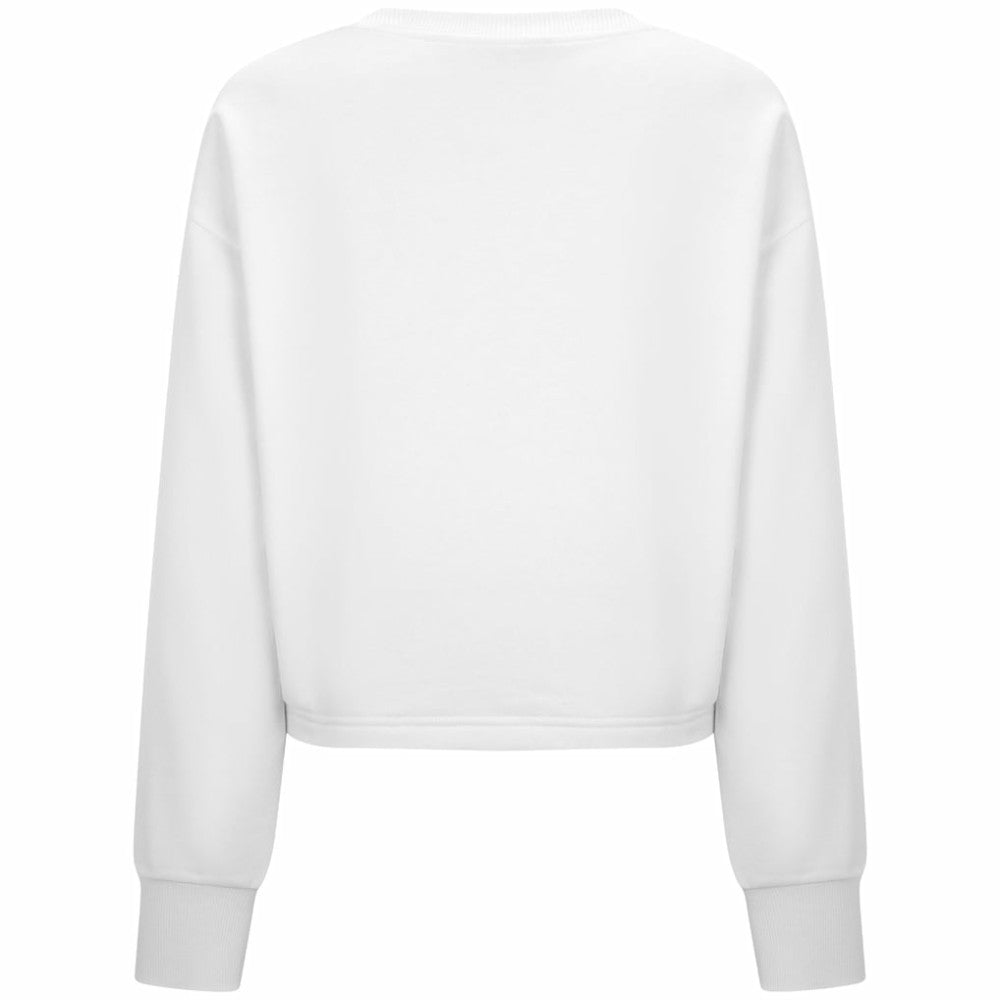 Tampa Bay Rays Levelwear Women's Judd Cornerstone Cropped Sweatshirt White